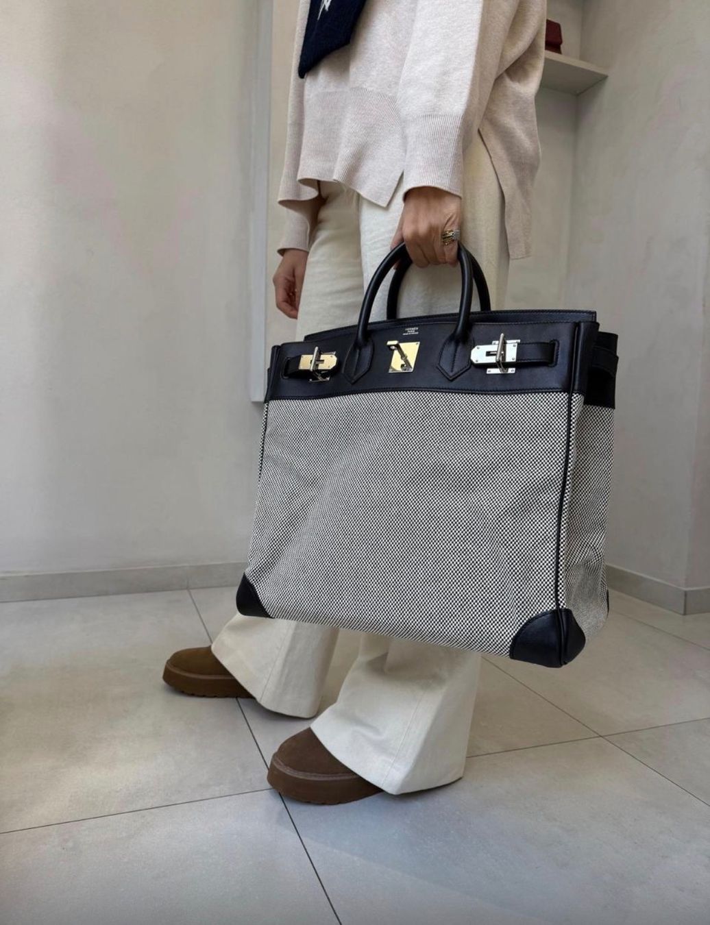 Hermès Borse da donna: Hermes Birkin Hac 40 Canvas 2023 – Nuovo (secondo la descrizione) da Lausanne venduto da LuxuryExperts 2