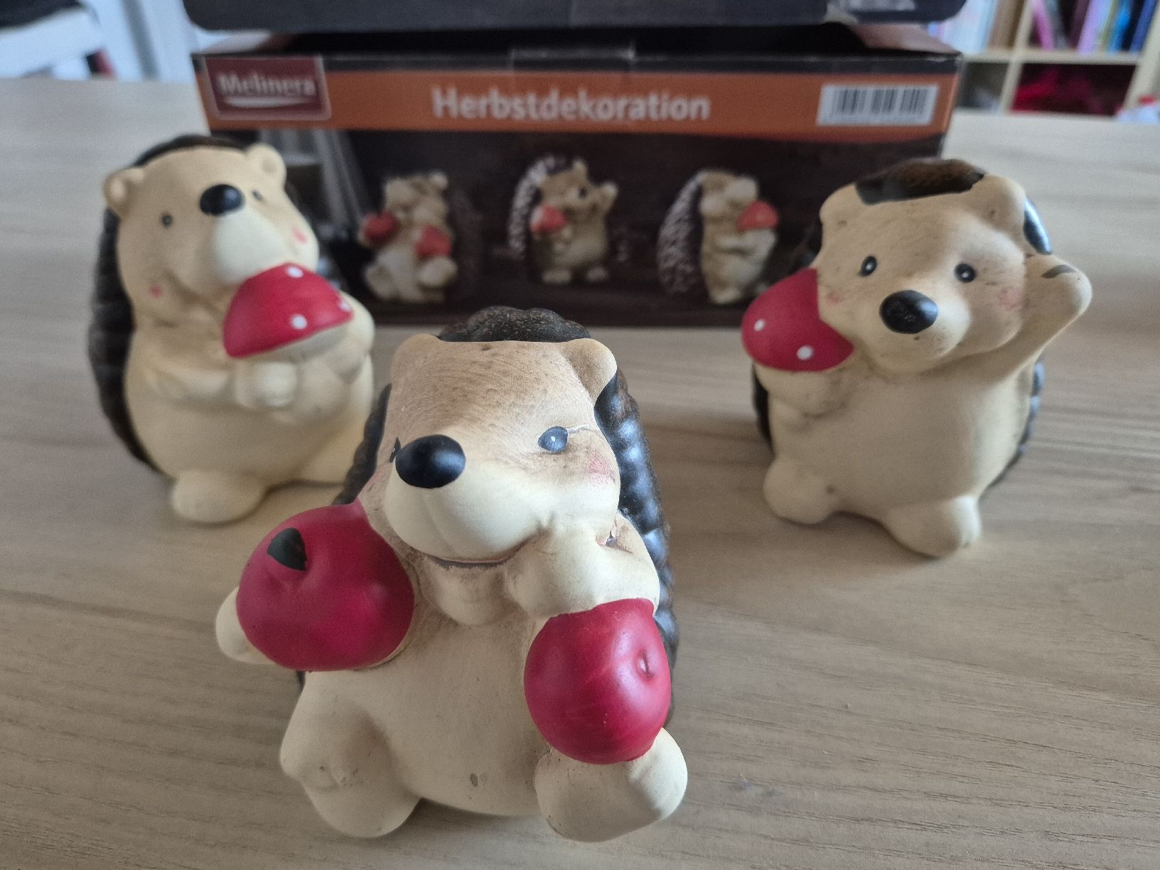 Tutte le decorazioni: Igel Herbstdekoration Melinera 3er Set Keramik Dekofiguren – Usato da Balterswil venduto da bischoftanja