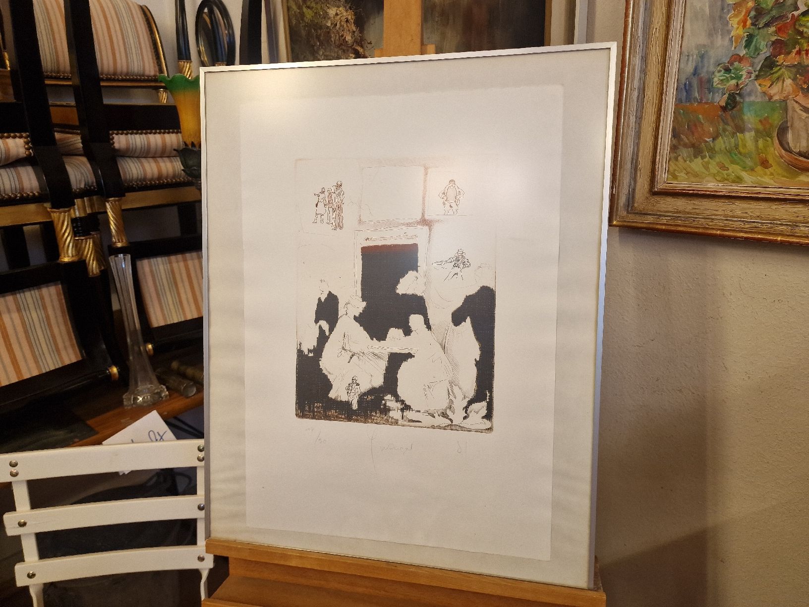 Dipinti: Originales Kunstwerk, signiert – Usato da BERN venduto da Intarsia 7