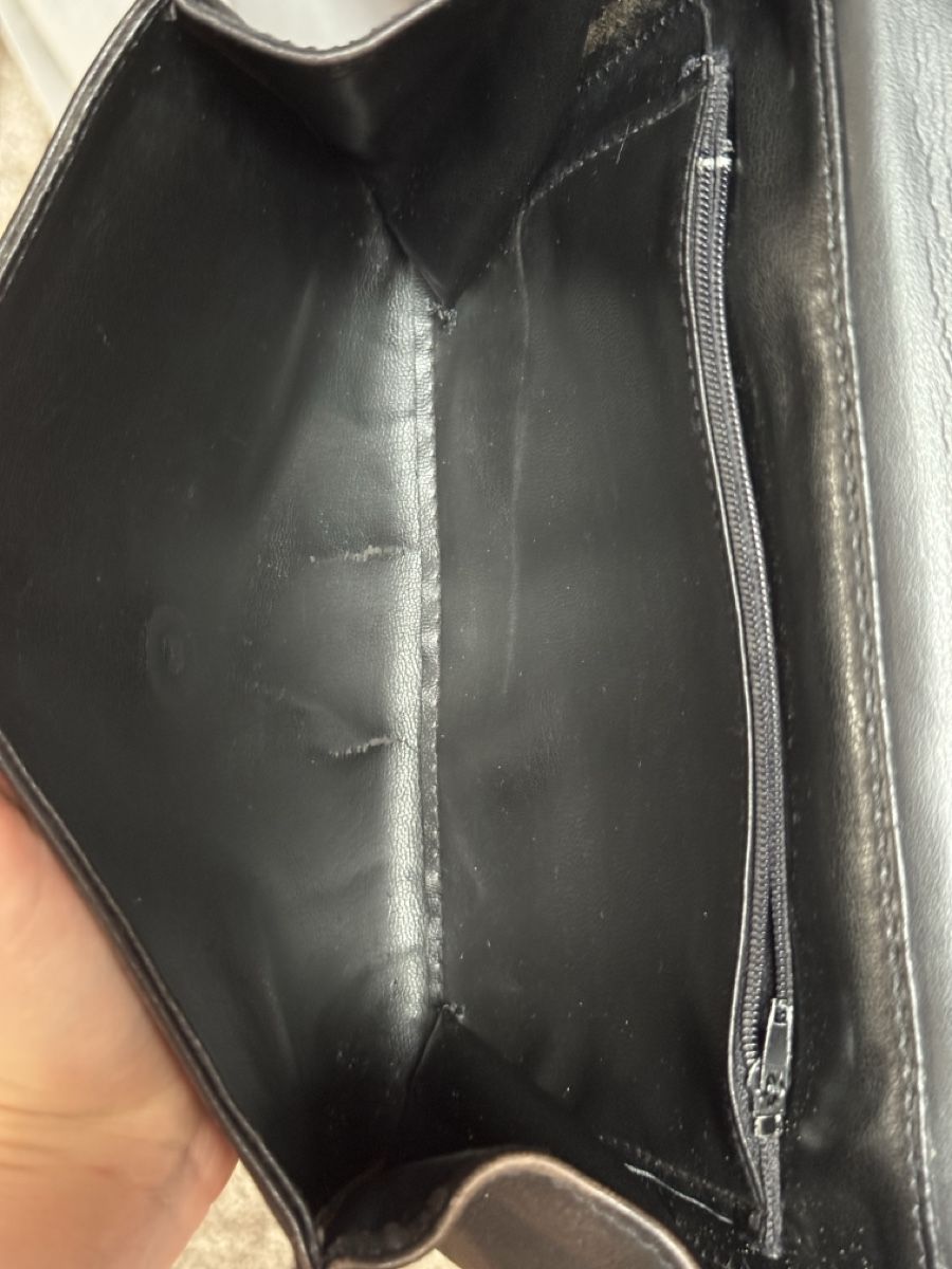 Taschen für Damen: Sac en cuir véritable marron foncé – Gebraucht aus Vuippens von Anna_as 4
