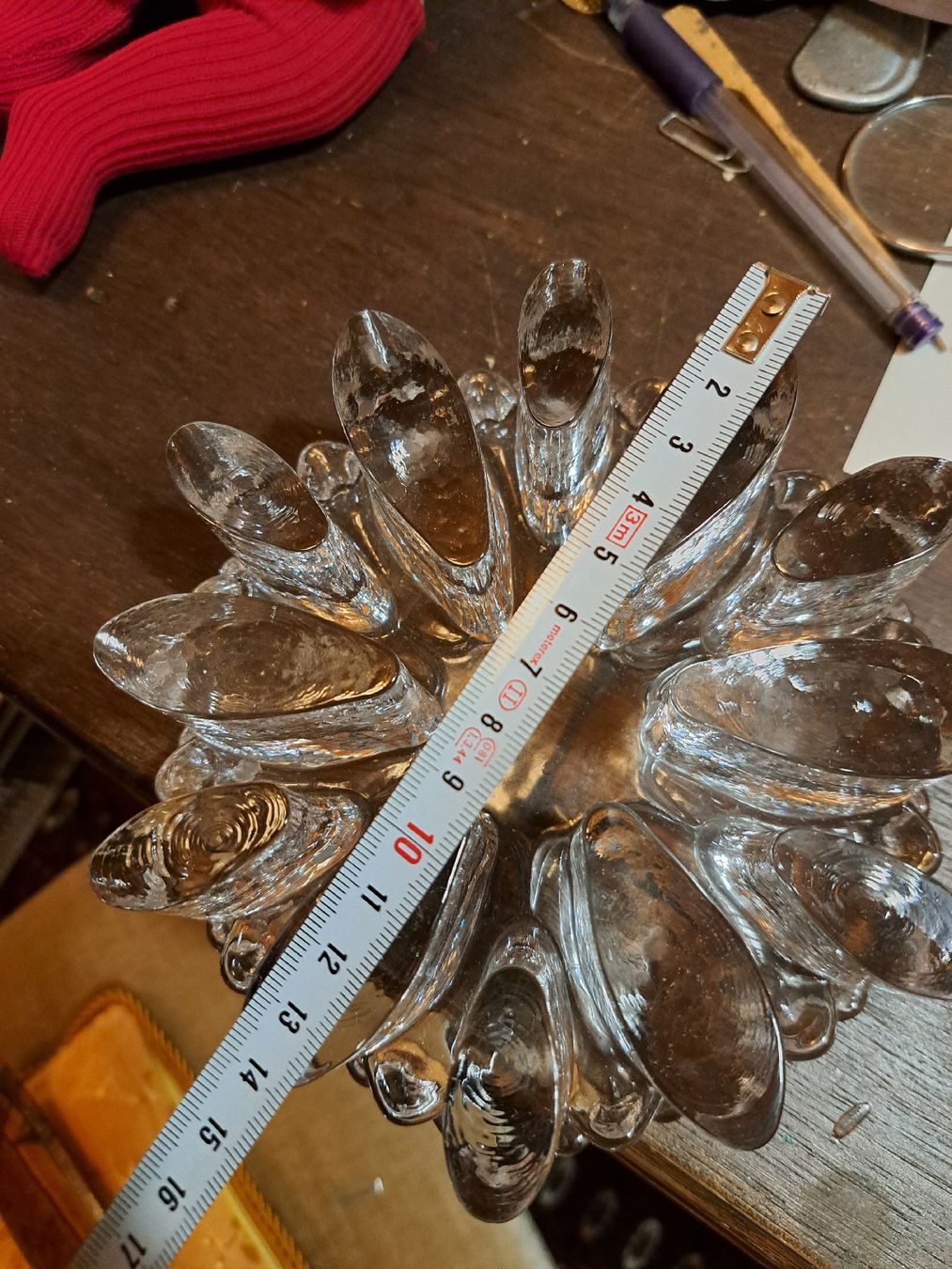 Portacandele: Vintage Blockglas Teewärmer – Usato da Kölliken venduto da Upcycling-by-Mc-TAM 6