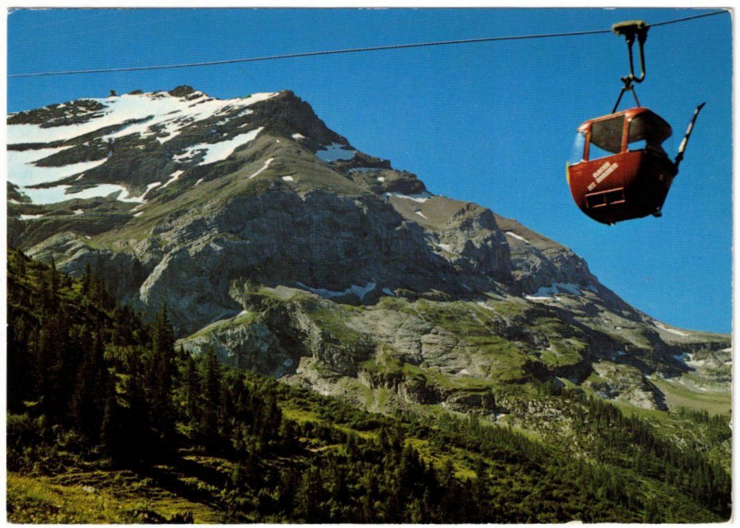 Cartes postales: Col du Pillon - Télècabine / Gondelbahn – D'occasion à Binningen par Mountainrider