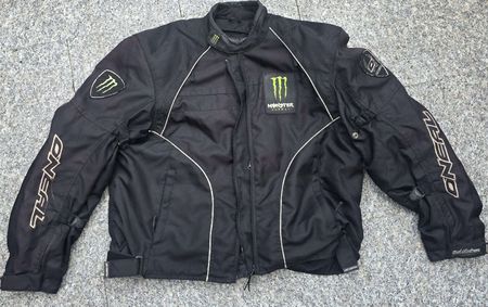 O'Neal Motorradjacke schwarz mit Monster Energy Logo