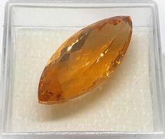Citrine marquise 13.43 ct - CERTIFICAT 228 Fr.