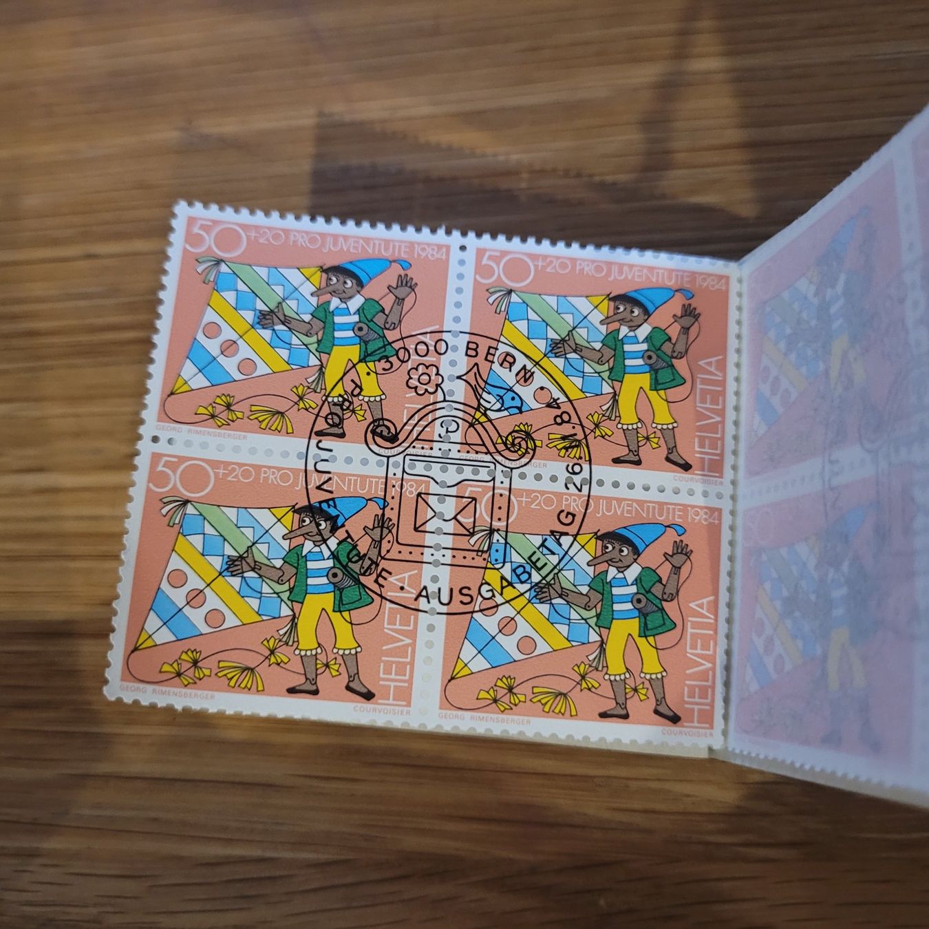 Tutti i francobolli: Markenheftchen Carnet De Timbre Pro Juventute 1984 – Usato da Biel/Bienne venduto da Destockweb 2