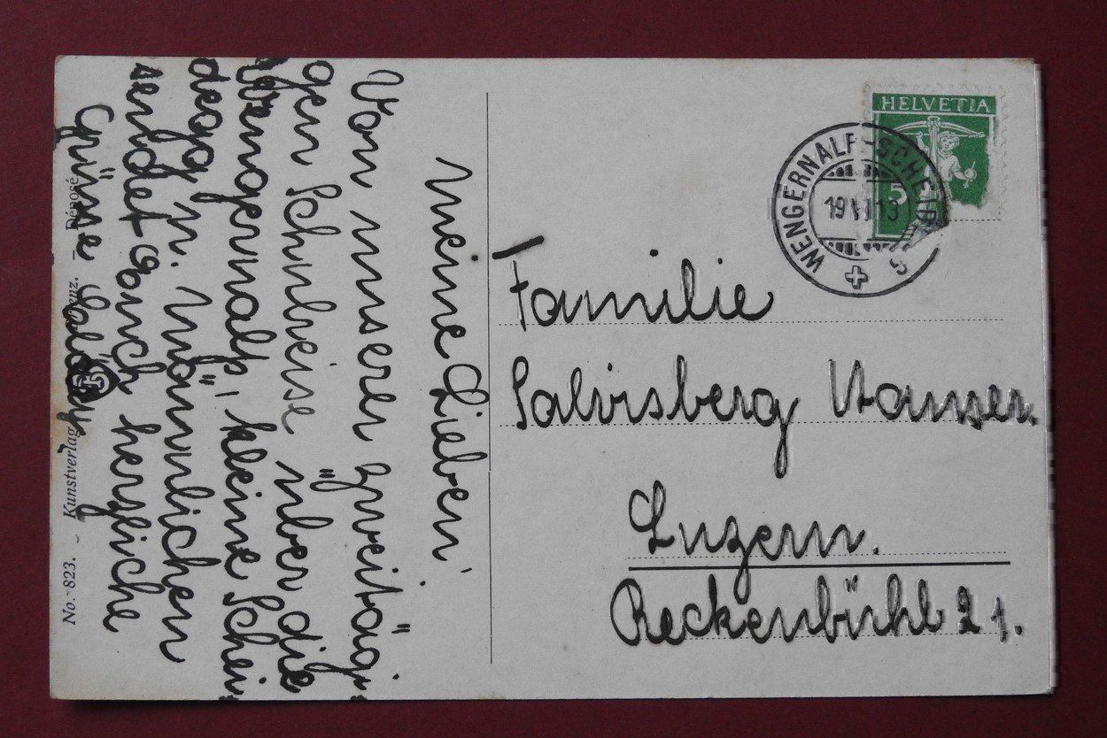 Cartoline postali: AK Jungfraubahn 1913 – Usato da Rain venduto da 999-800-K 1