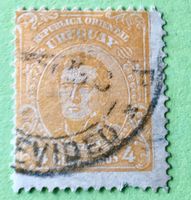 BRIEFMARKEN AUS  Uruguay Jose Artigas  GESTEMPELT  
