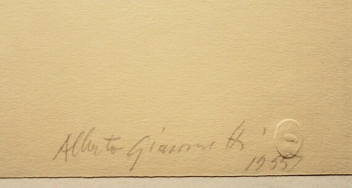 Grafica & Litografie: Alberto Giacometti, Vintage Lithographie – Usato da Ponte Tresa venduto da 11GalleriaAlterEgo11 4