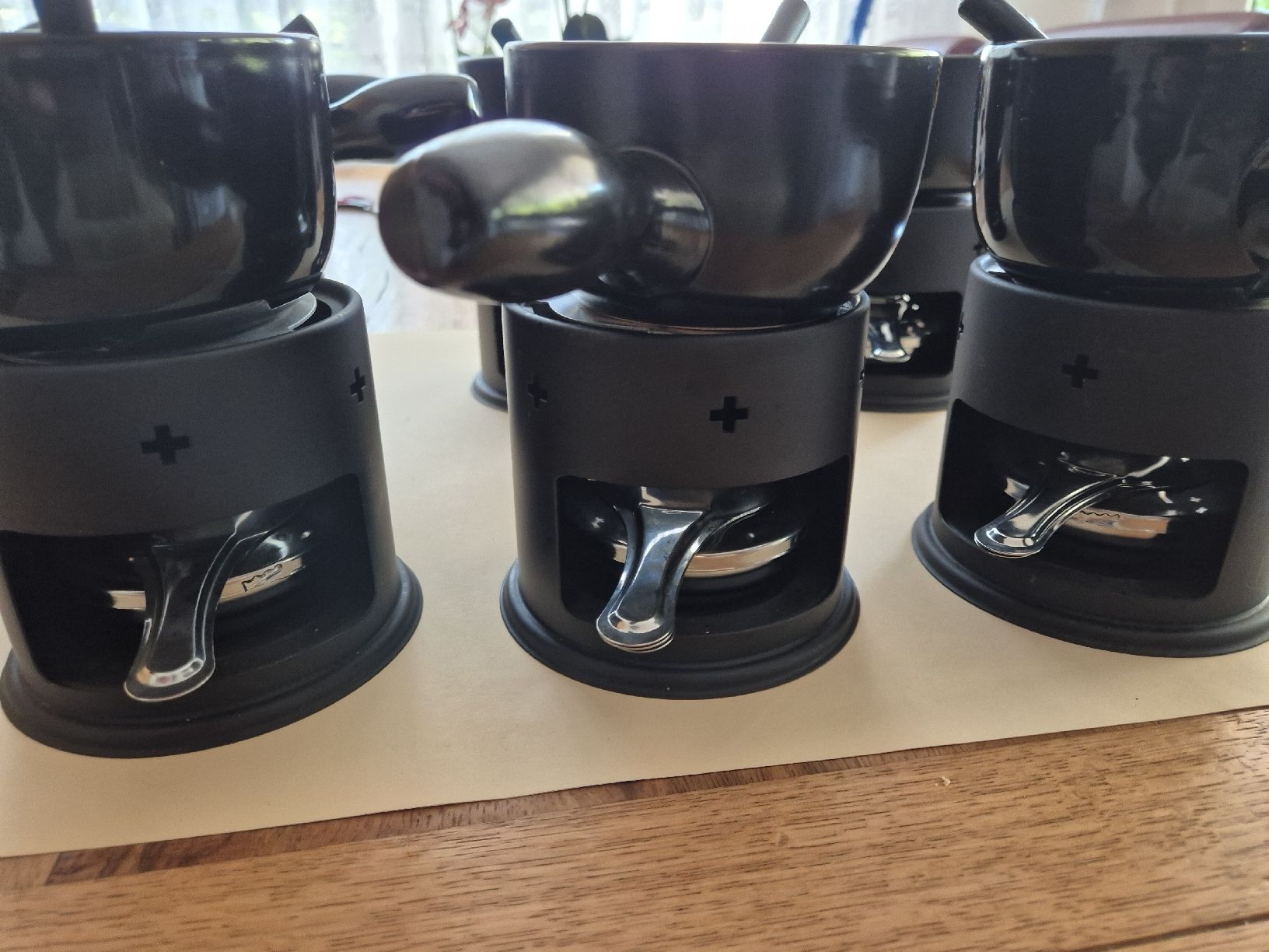 Set di piatti: Fondue Set Gerber ,6 Stück – Usato da Luzern venduto da michschm7 1