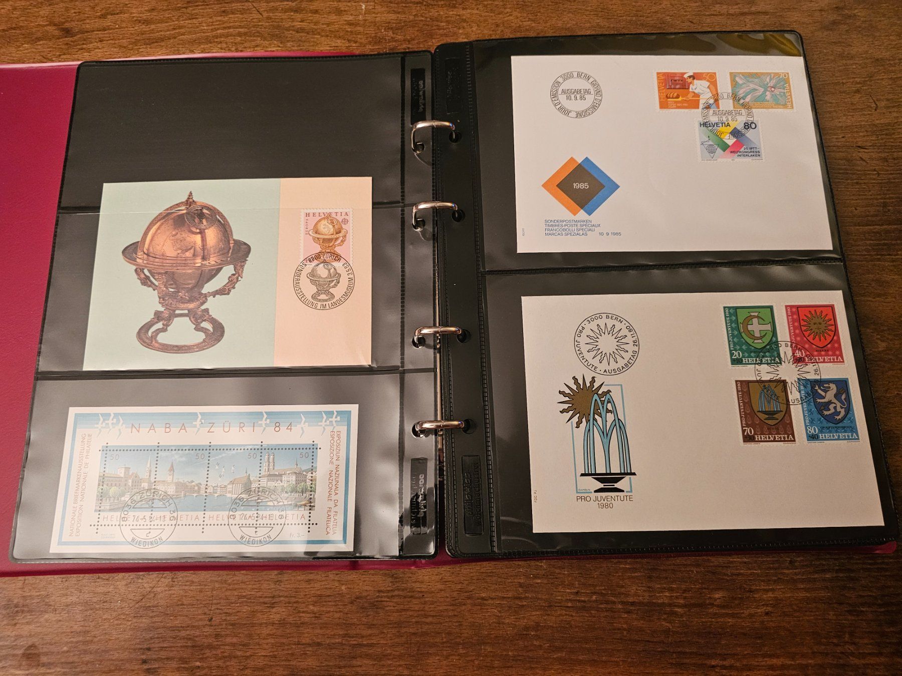 Tutti i francobolli: CH Album con buste FDC – Usato da Monte Carasso venduto da giave 7