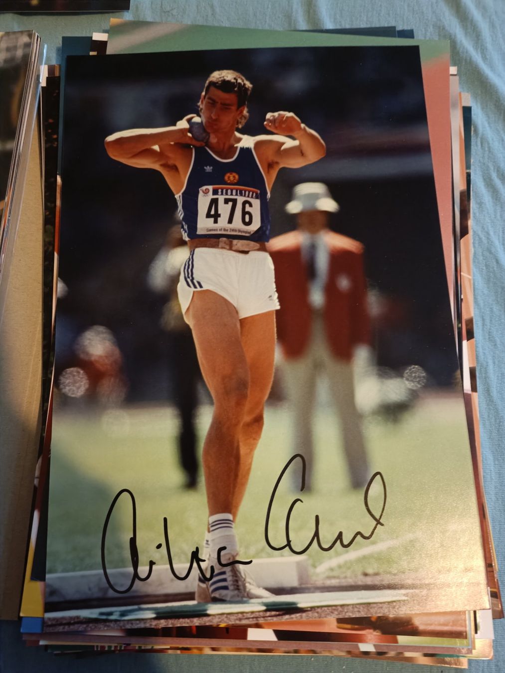 Autografi: Christian Schenk - 20x30 cm - Leichtathlet – Usato da Menziken venduto da Artographs