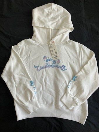 Sweat à capuche Uniqlo Cinnamoroll blanc neuf avec étiquette