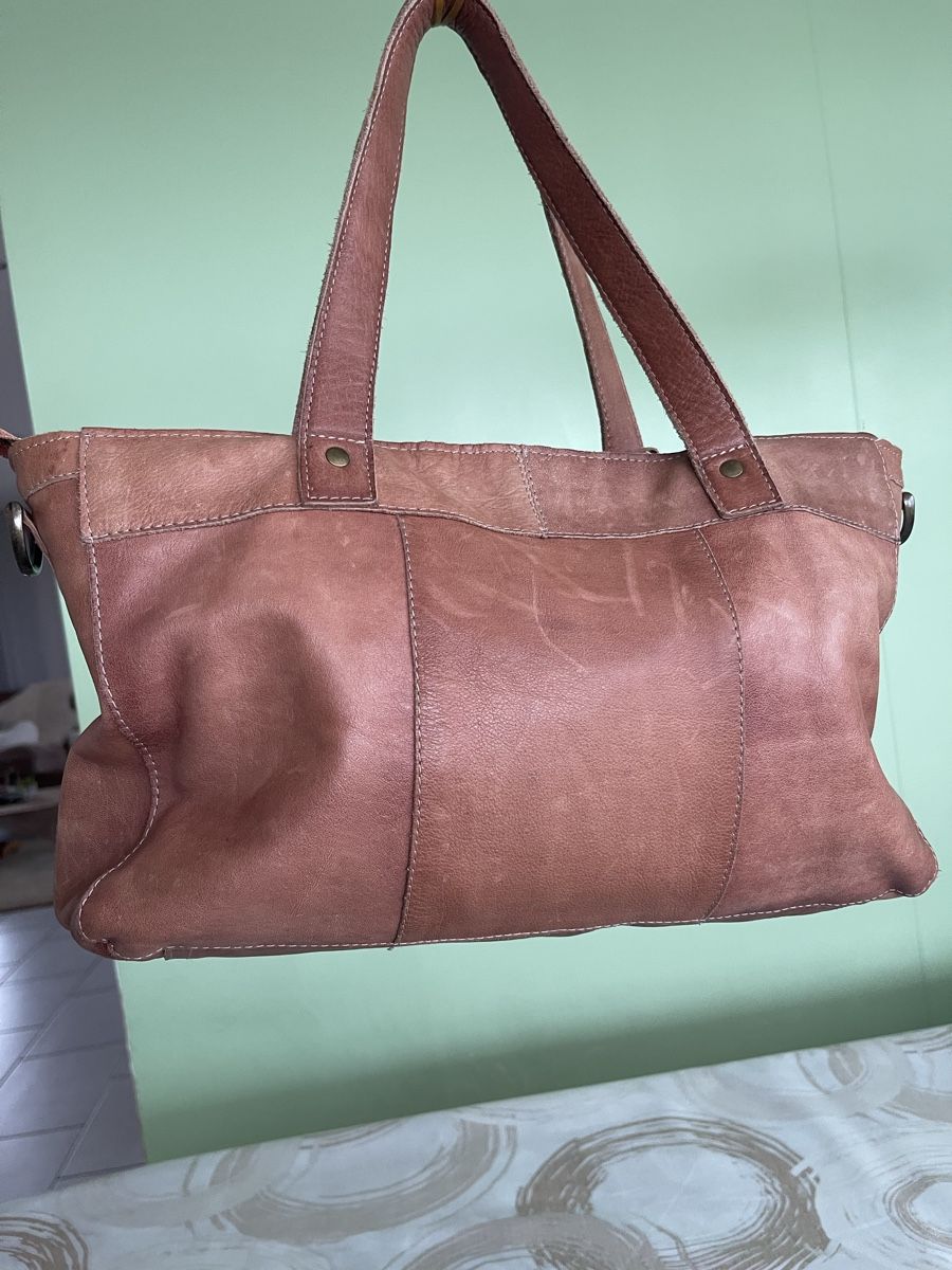 Pieces Borse: Pieces Leder Handtasche – Usato da Ueberstorf venduto da ojas23 1