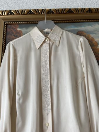 JOBIS Edel Bluse ReineSeide GereinigtGr40,Elegant Top(K6