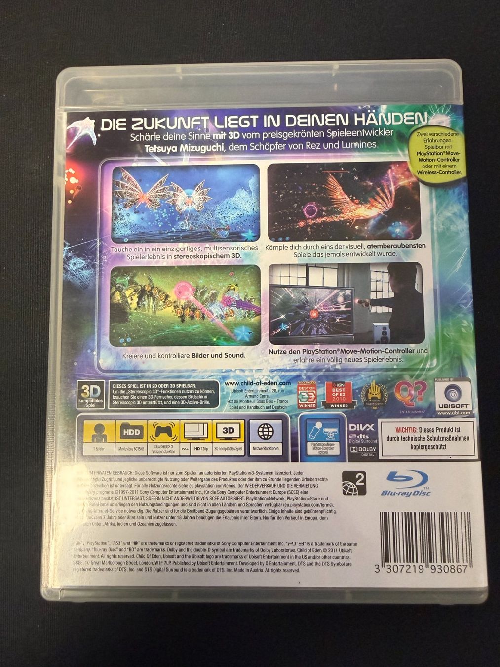 Sony Giochi: Child Of Eden - PS3 – Usato da Pont-de-la-Morge venduto da Darfal 2
