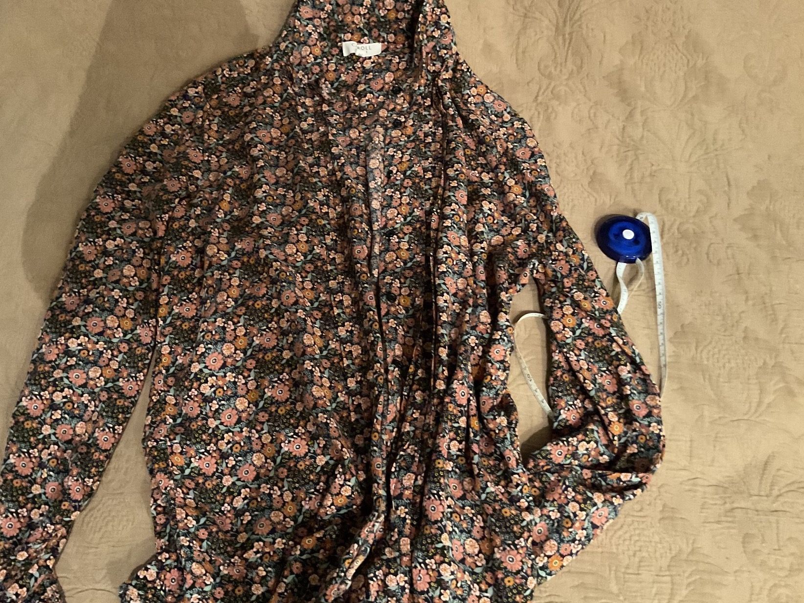 Blusen: Bluse Grösse M, Blumenmuster, Herbstfarben – Gebraucht aus luzern von Alpendorf1 2