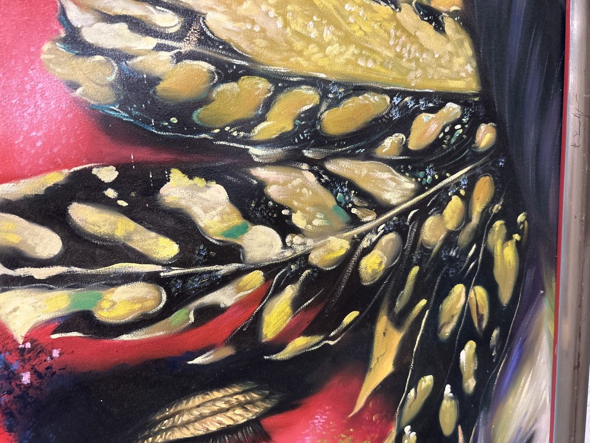 Gemälde: Grosses, gerahmtes Ölgemälde - ca. 85 x 69cm – Gebraucht aus Glarus von KunstWerkEr-LS87 2
