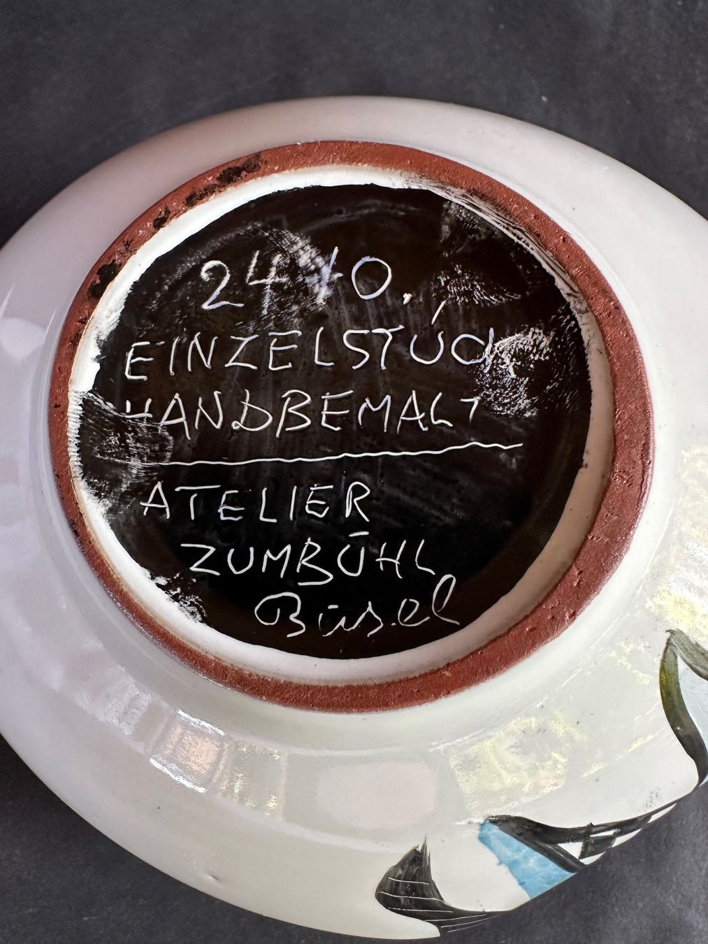 Ciotole: Atelier Zumühl Basel...einzelstück..handbemahlt – Usato da Saas im Prättigau venduto da norman02 6