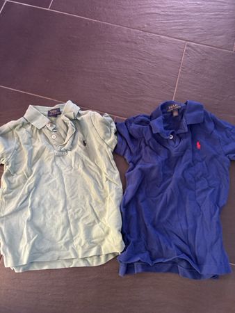 2 Polo Ralph Lauren Kinder Poloshirts Grösse 5 blau grün