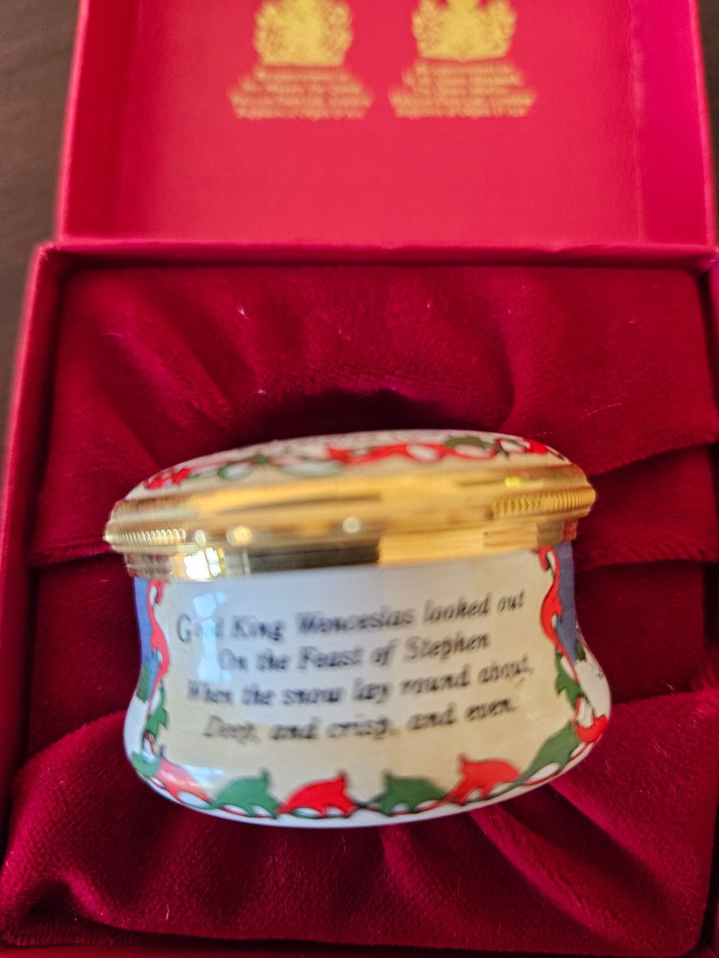 Halcyon Days Tutte le decorazioni: Pillendose – Usato da Zürich venduto da tschudin.barbara 1