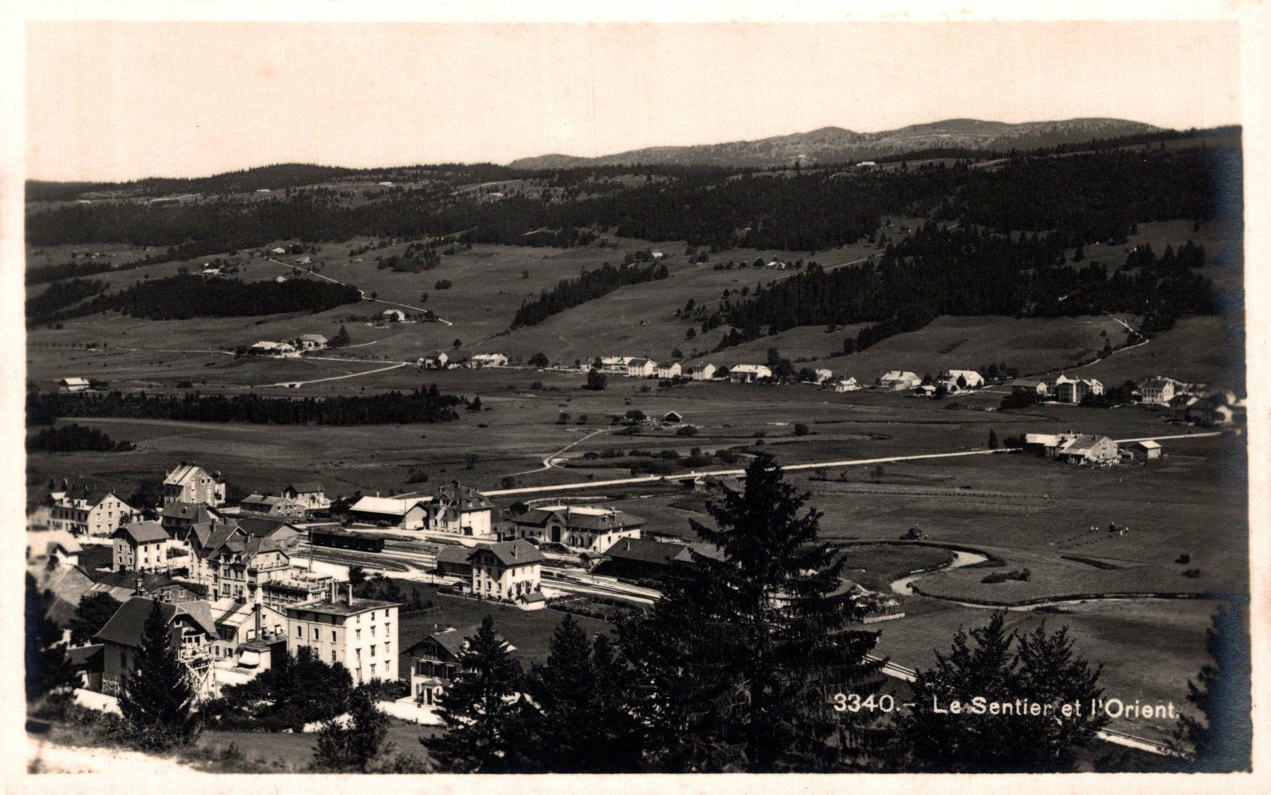Cartoline postali: Le Sentier et l'Orient – Usato da Bronschhofen venduto da Astore
