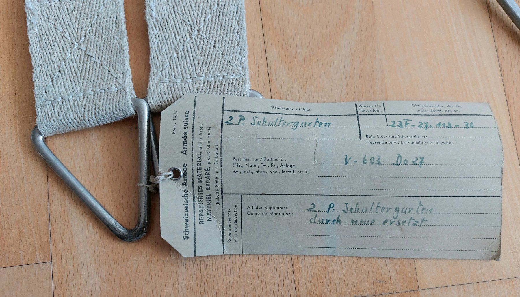 Cartoline postali: Schultergurten Dornier Do-27/CH-Luftwaffe – Nuovo (secondo la descrizione) da Brütten venduto da Tempest4 5