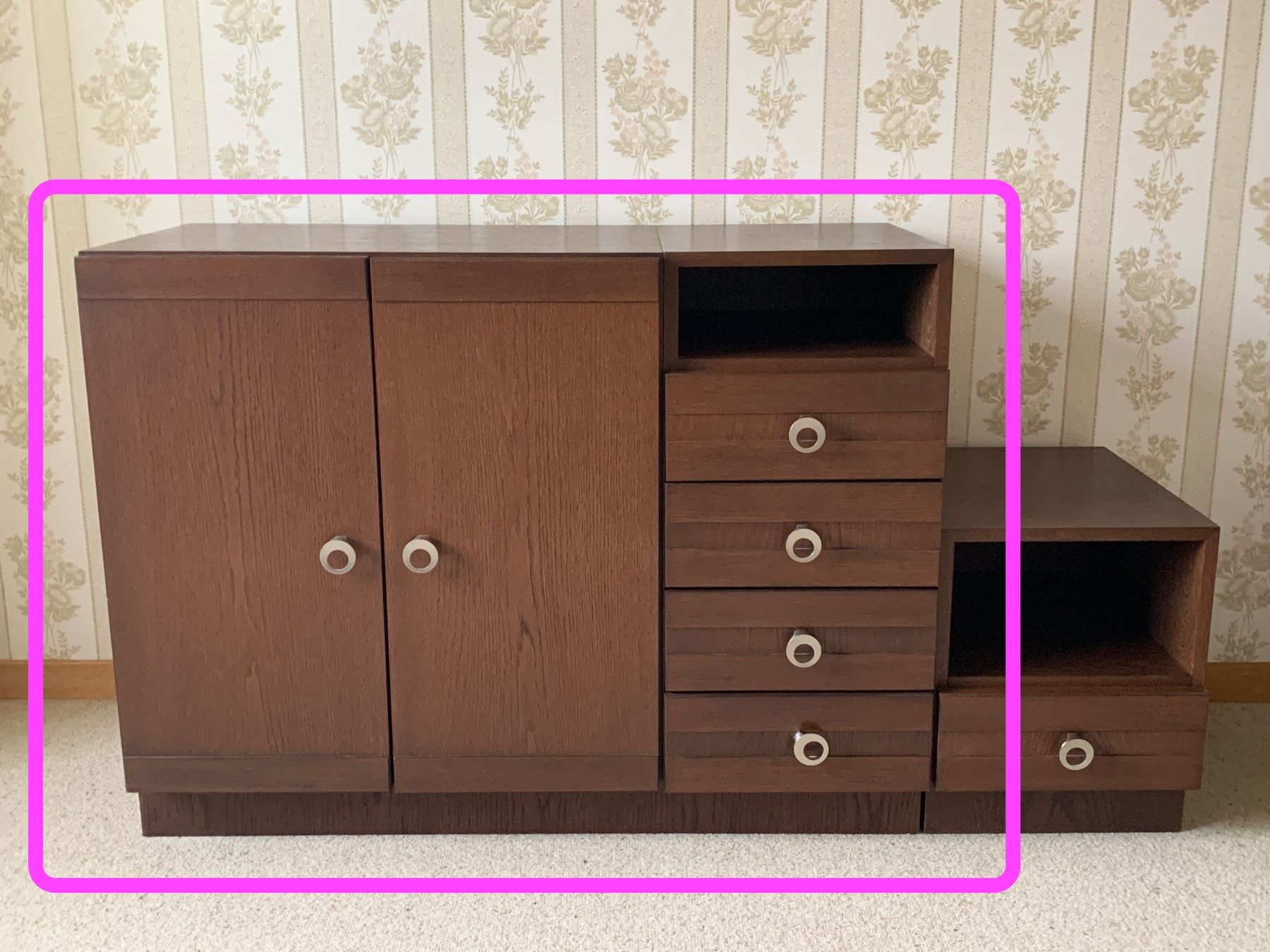 Pfister Cassettiere: Top komfortable Kommode mit Schubladen und Türchen, Möbel – Nuovo (secondo la descrizione) da Auenstein venduto da mar_8mxd 9