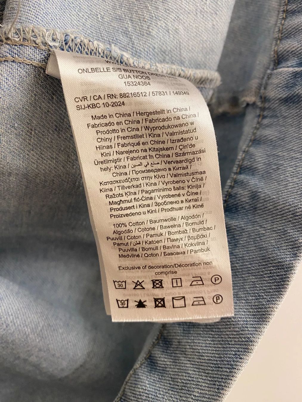 Only Vestiti: ONLY Jeanskleid hellblau Gr. XL – Usato da Pratteln venduto da a23_j2gs 5