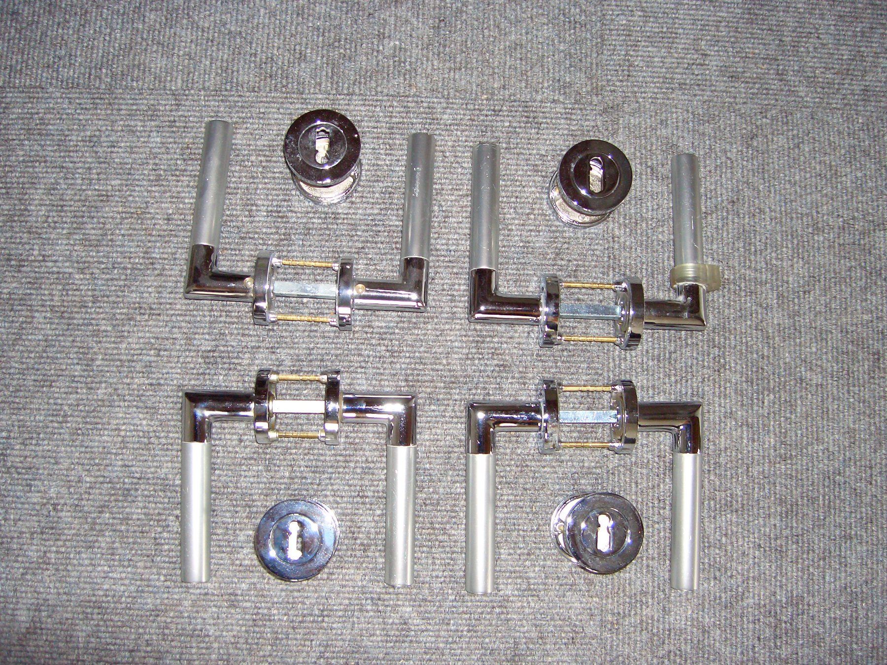 Hoppe Ferramenta: 4 x TÜR-DRÜCKER SETS – Nuovo (secondo la descrizione) da Tann venduto da elolecig