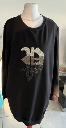 Pull robe noir Philippe Plein
