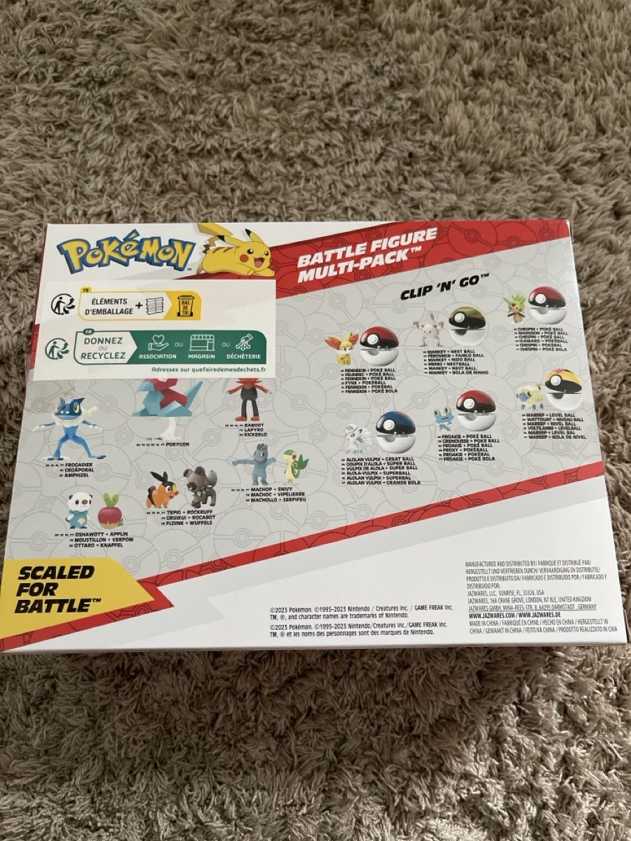Pokémon Giocattoli: Pokémon Figuren Multi-Pack - Battle Ready - Neu – Nuovo (secondo la descrizione) da Unterkulm venduto da AnoliOccasion 1
