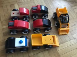 7 Spielzeug Autos von IKEA LILLABO