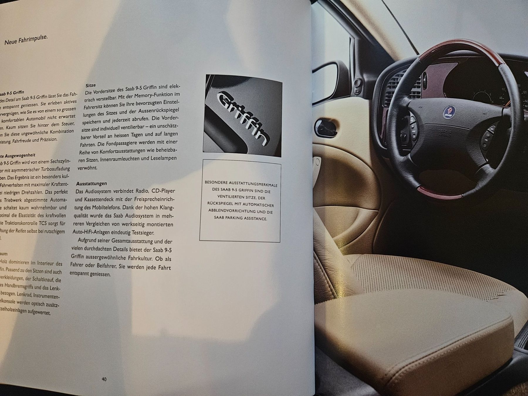 Saab Dokumente: Saab 95 Combi  Prospekt 2001  xa – Gebraucht aus Flawil von sr1_f6st 8