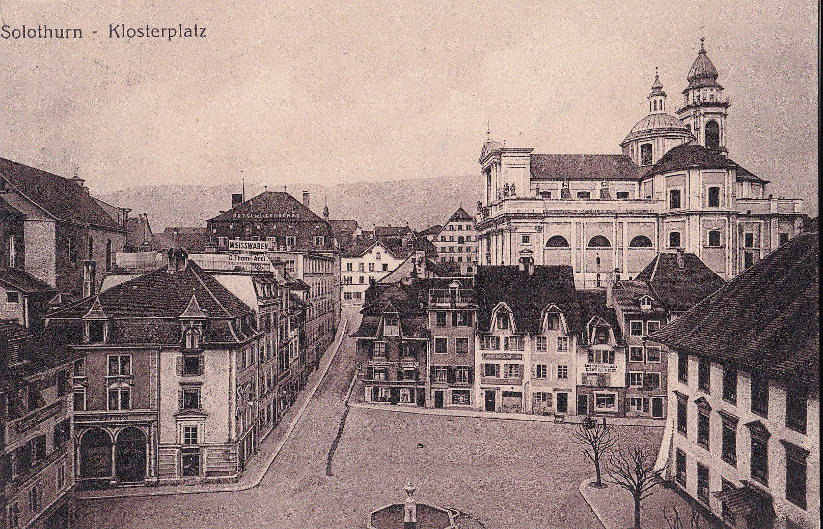 Cartoline postali: Solothurn Klosterplatz – Usato da Olten venduto da clotaldi