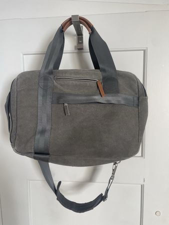 Qwstion Office Bag - Grey Canvas