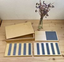 Tastbrett rau und glatt Montessori