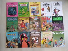 Lot de 15 bandes dessinées diverses 8-12 ans
