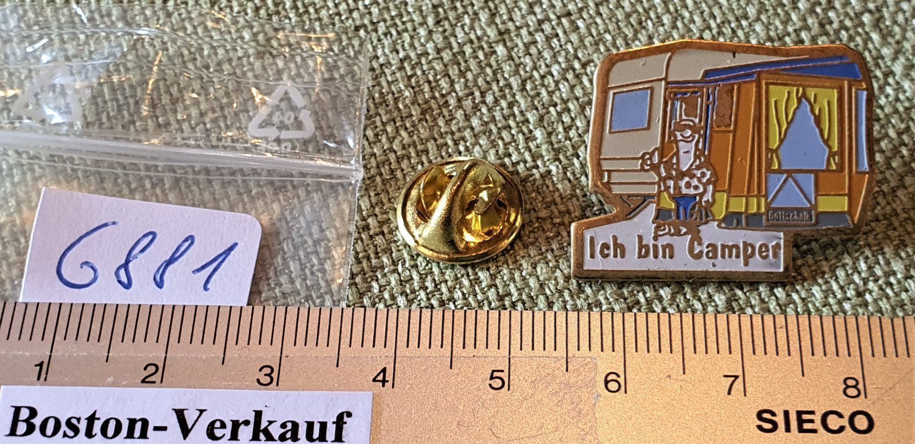 Spille & Fermagli: G881 - Pin Ich bin Camper Gottschalk – Usato da Reinach BL venduto da Boston-Verkauf 1