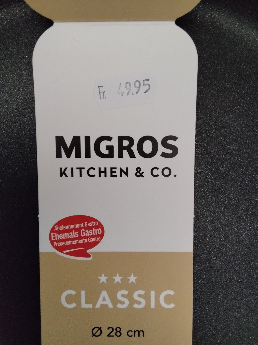 Migros Padelle: Pfanne Fabrikneu – Nuovo e nell'imballaggio originale da Basel venduto da Mr._Nice-Trade 1