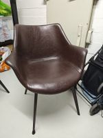 4 Lederstühle Braun