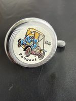 Fahrradklingel Peugeot 1910 Motiv silber gebraucht