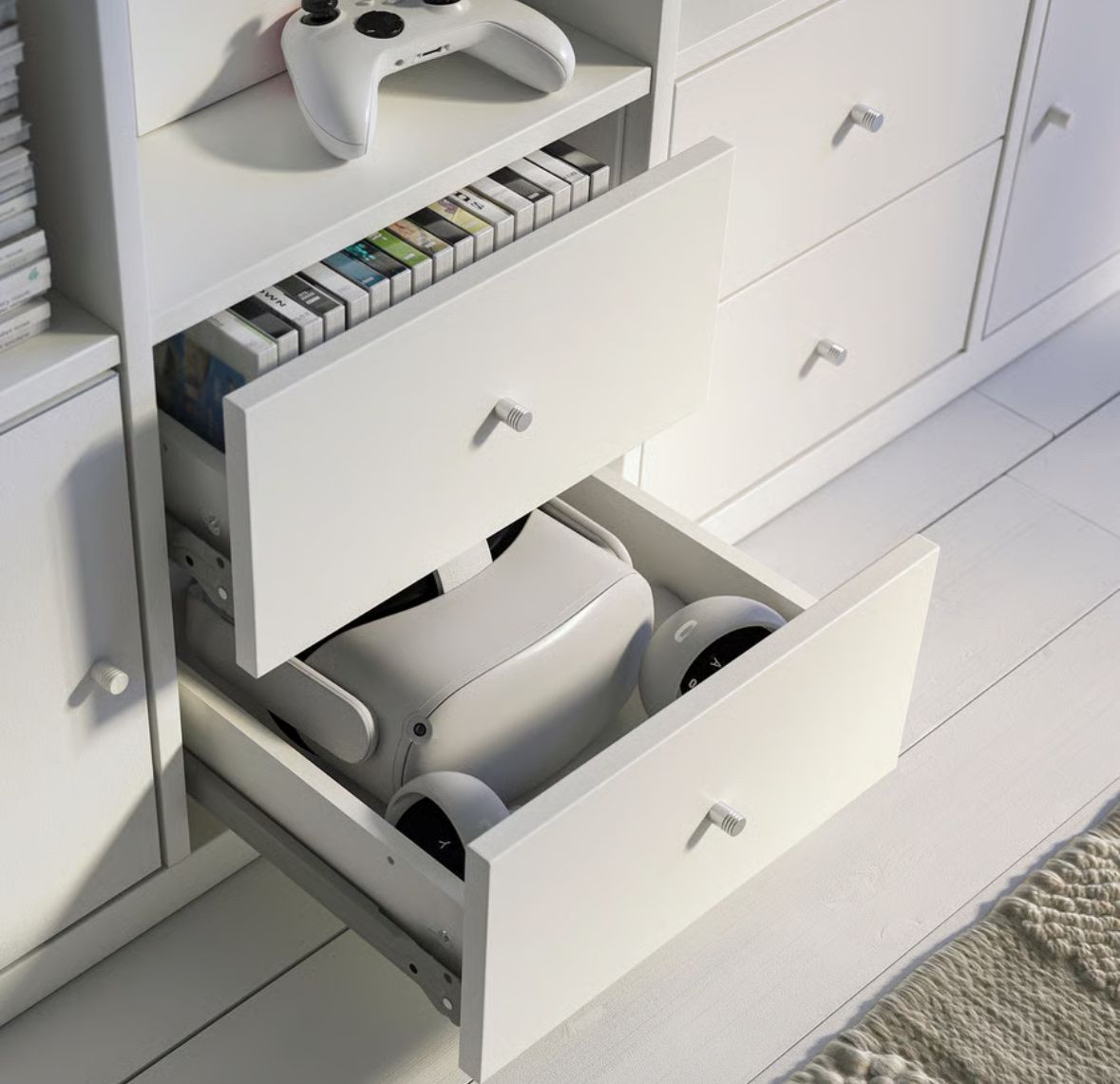Ikea Kallax Einsatz mit 2 Schubladen, Weiss, Top Zustand! (Gebraucht) in Zürich für CHF 10 – nur Abholung auf Ricardo kaufen