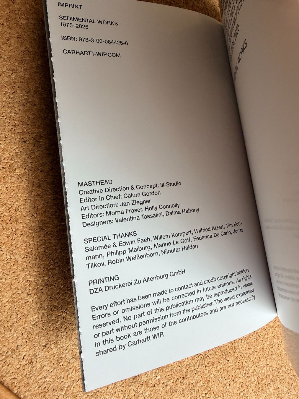 Libri: Carhartt WIP Sedimental Works Buch – Usato da Binningen venduto da samorga21 8