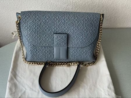 Ledertasche Loewe Grau Damen  Tasche 