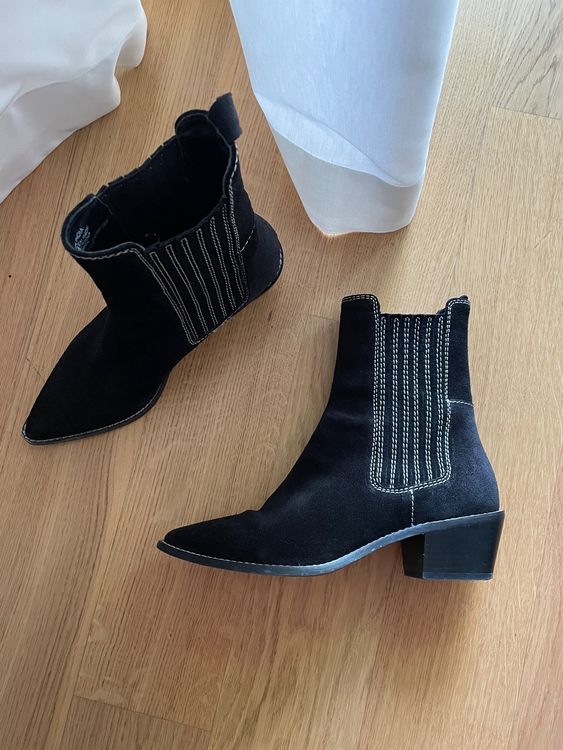 Wunderschne Damen Wildleder Boots Bild