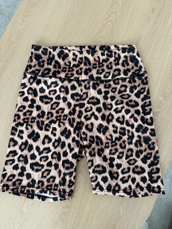 Kurze Leggings Leopardprint