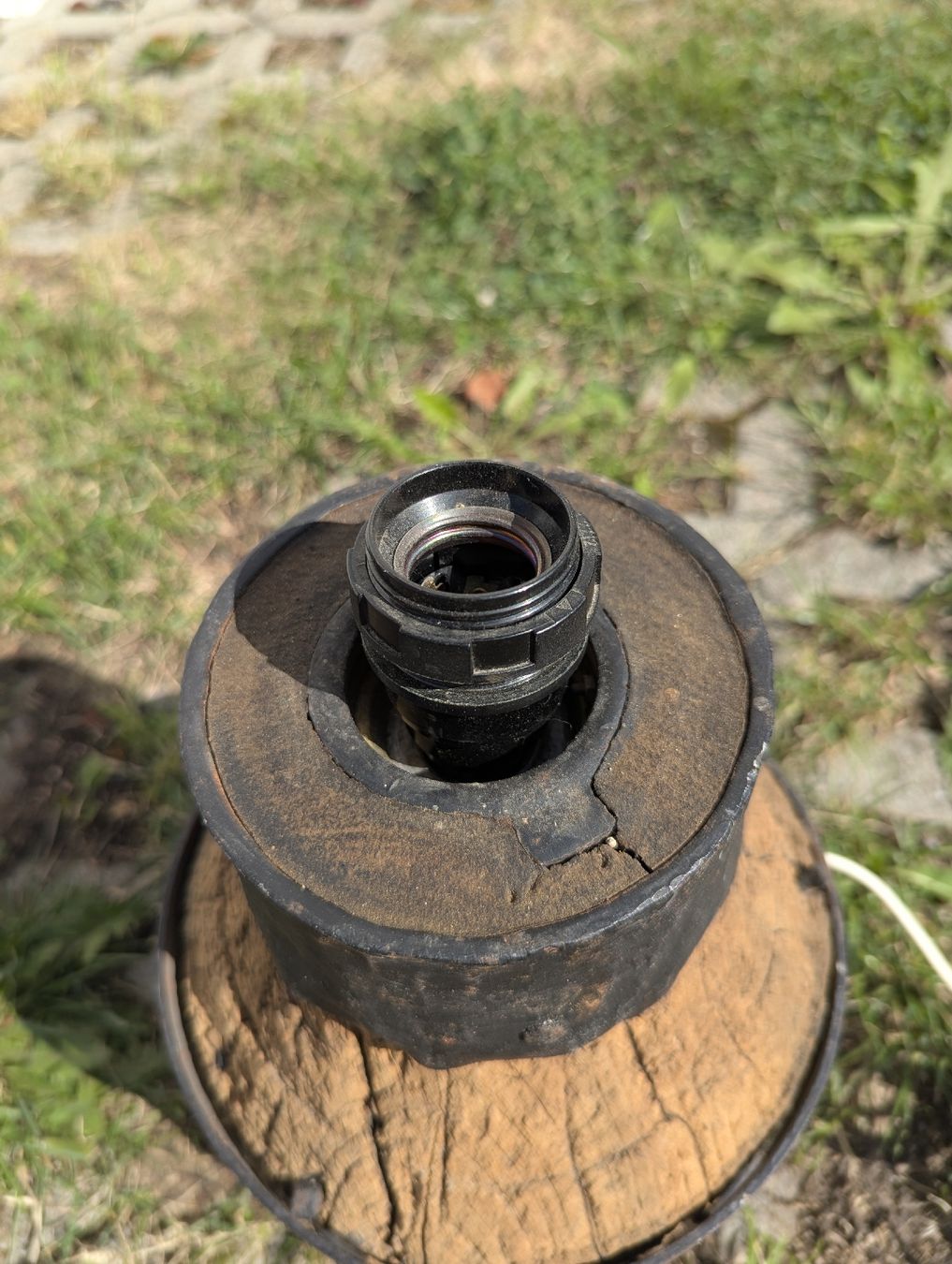 Lampen: Lampe aus altem Radteil – Gebraucht aus Leuzigen von Johannes7 3