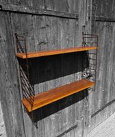 Mid Century String Regal Wandregal Nussbaum