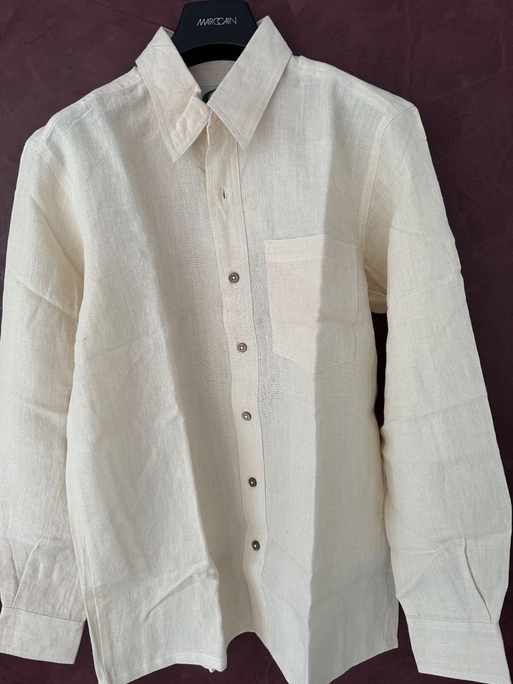 Camicie: Chanfre Herren Hemd aus Hanf Gr S – Nuovo e nell'imballaggio originale da Wauwil venduto da machneu11