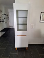 Vitrinenschrank weiss -  58.5 x 40 x 192.5 cm